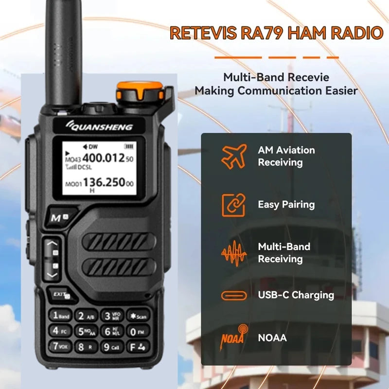 Walkie-Talkie de largo alcance para emergencias