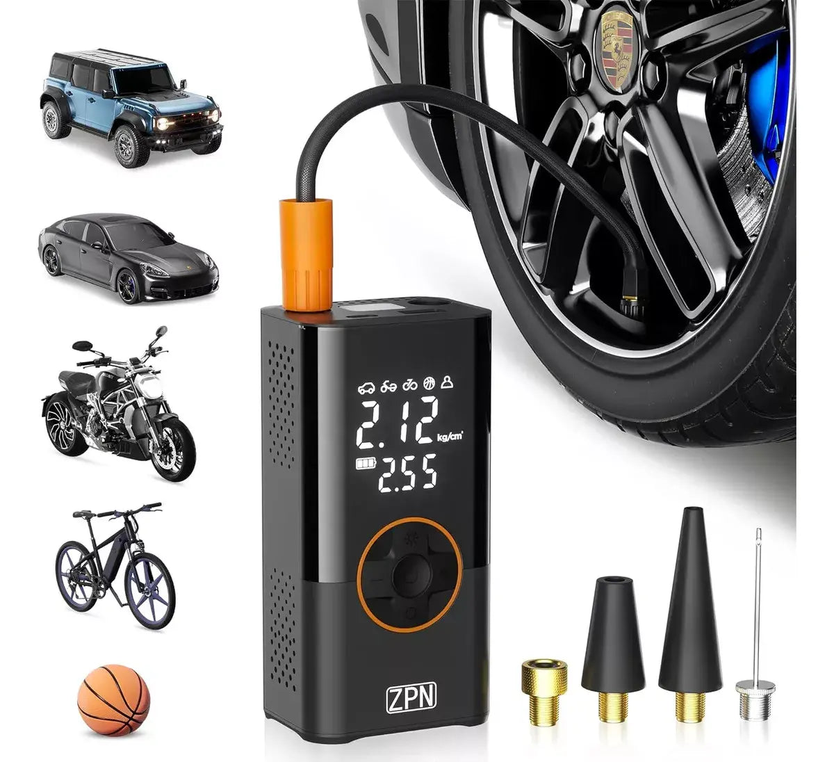 Inflador de neumáticos inalámbrico 150 PSI