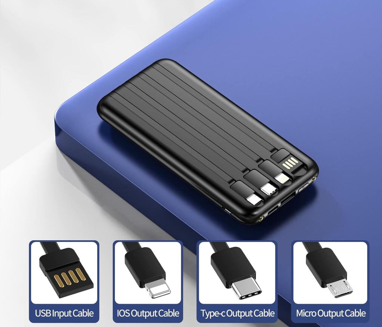 Powerbank cargador de emergencia 5 en 1
